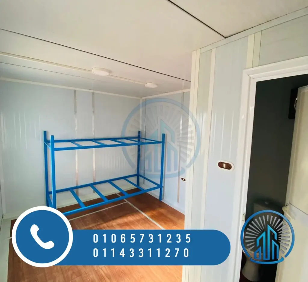 كرفانات سكن عمال جاهزة للمواقع الإنشائية
